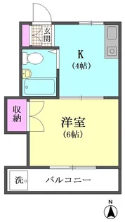 プリベール王大【3階】の間取り