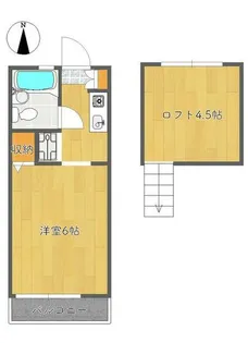 テラスアイビス2【2階】の間取り