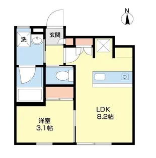 Mone春日町 A【1階】の間取り
