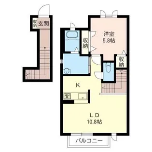 レクエルドA【2階】の間取り