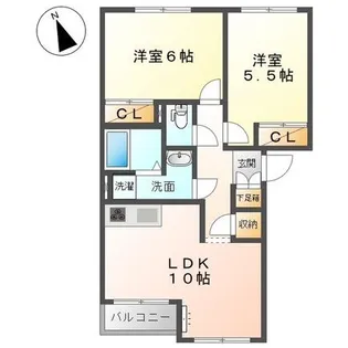 SEA BIRD【1階】の間取り