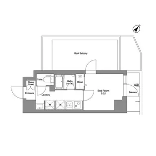 BPRレジデンス行徳【6階】の間取り