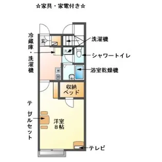 レオネクスト来夢21【1階】の間取り