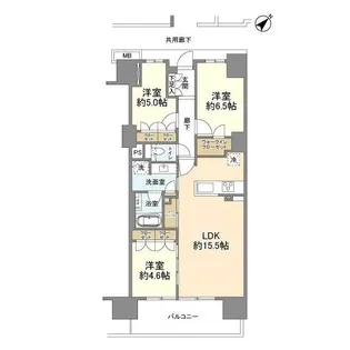 プラウドシティ方南町【13階】の間取り