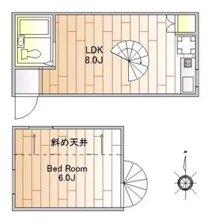 アロッジK【3階】の間取り