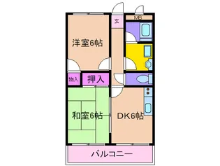 上新庄島田マンション【1階】の間取り