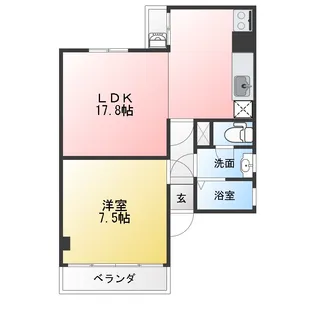 メゾン信和【2階】の間取り