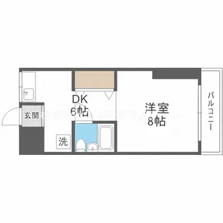 ハイツ桃山【2階】の間取り