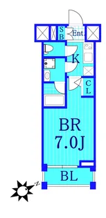レア横濱西口弐番館【3階】の間取り