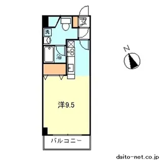 ハーベストヒルズ溝の口2【5階】の間取り