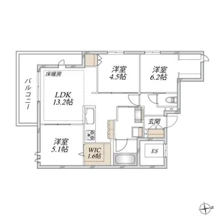 VESTA【2階】の間取り