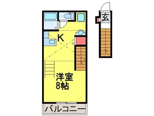 ベルメゾン壱番館【2階】の間取り