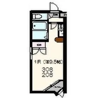 プラントビル八幡II【1階】の間取り