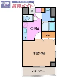 アヴェニール【1階】の間取り