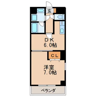 三高ANNEX BLD【5階】の間取り
