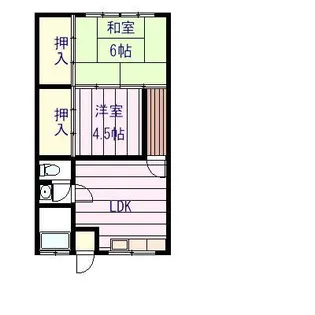 むつのぶ第2ビル【2階】の間取り