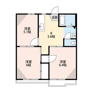 ガーデンパレス石和A棟【2階】の間取り