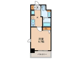 TLRレジデンス本町WEST【7階】の間取り