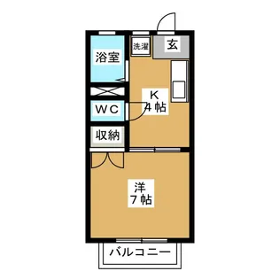 ハイムクリエイト【1階】の間取り