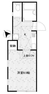 ウエストベリープレイス【2階】の間取り