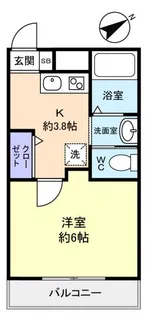パークアザレア【2階】の間取り