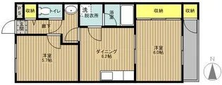 MUハイツ【2階】の間取り