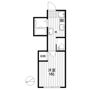 メゾンアライ【1階】の間取り