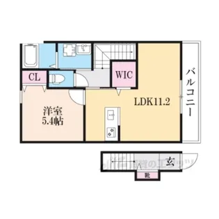 アル-デコート1【2階】の間取り