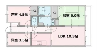 Casa&Michiroom己斐上【2階】の間取り