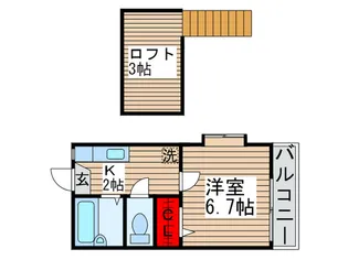 サンガーデンおゆみ野【2階】の間取り