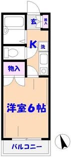 メゾンドワコー2【1階】の間取り