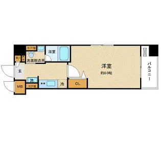 ZOOM池尻大橋【6階】の間取り