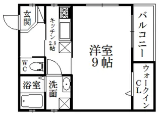 CoLaBo津門呉羽町【2階】の間取り