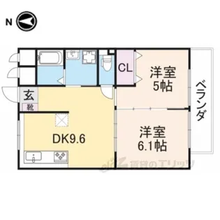 ノーヴァ寝屋川【1階】の間取り