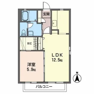 ルミエールメゾン【2階】の間取り