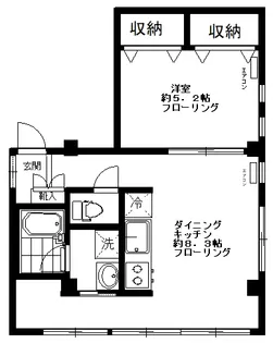 東都ビル【3階】の間取り