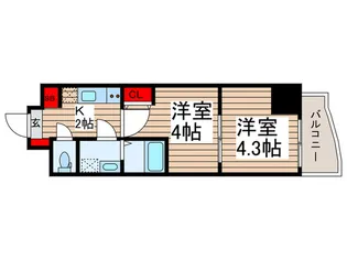 ルネサンスコート京成曳舟【3階】の間取り