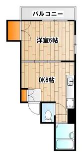 タウンハイツ木下【3階】の間取り