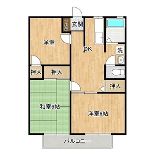 サンシティ小俣I【2階】の間取り