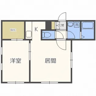 blanc(ブラン)本町【2階】の間取り
