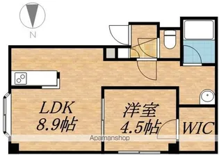 ダムズ21【4階】の間取り