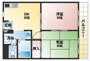 ヒカリハイツ【2階】の間取り