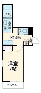 ガーデンヒルズ芝EAST【1階】の間取り