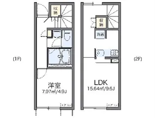 レオネクストハピネス【1階】の間取り