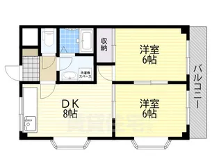 桃田マンション【2階】の間取り