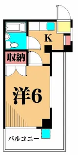 ハイツカワバタ【3階】の間取り