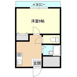 リトルハイムみたけ【1階】の間取り