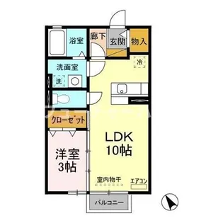 アムール・ヴィラ【2階】の間取り