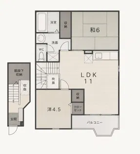 カサアビーテ【2階】の間取り
