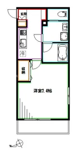 クレイシア三鷹【3階】の間取り